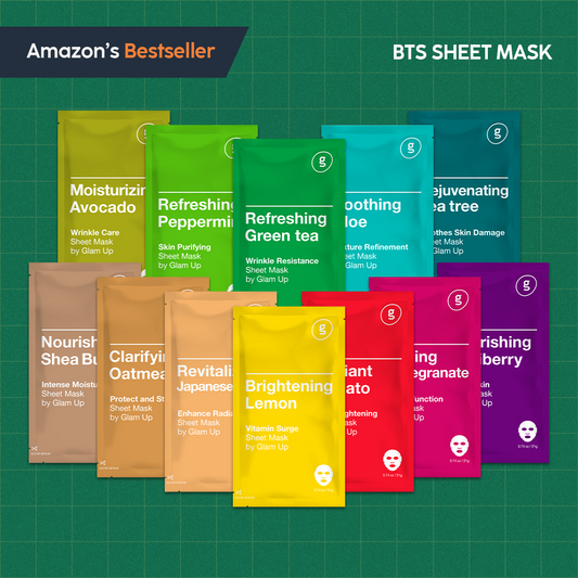 BTS Facial Sheet Mask (12 Combo)